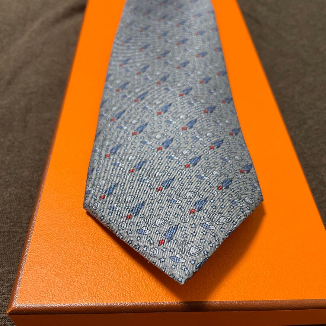 【新古品】HERMES ネクタイ 箱付き