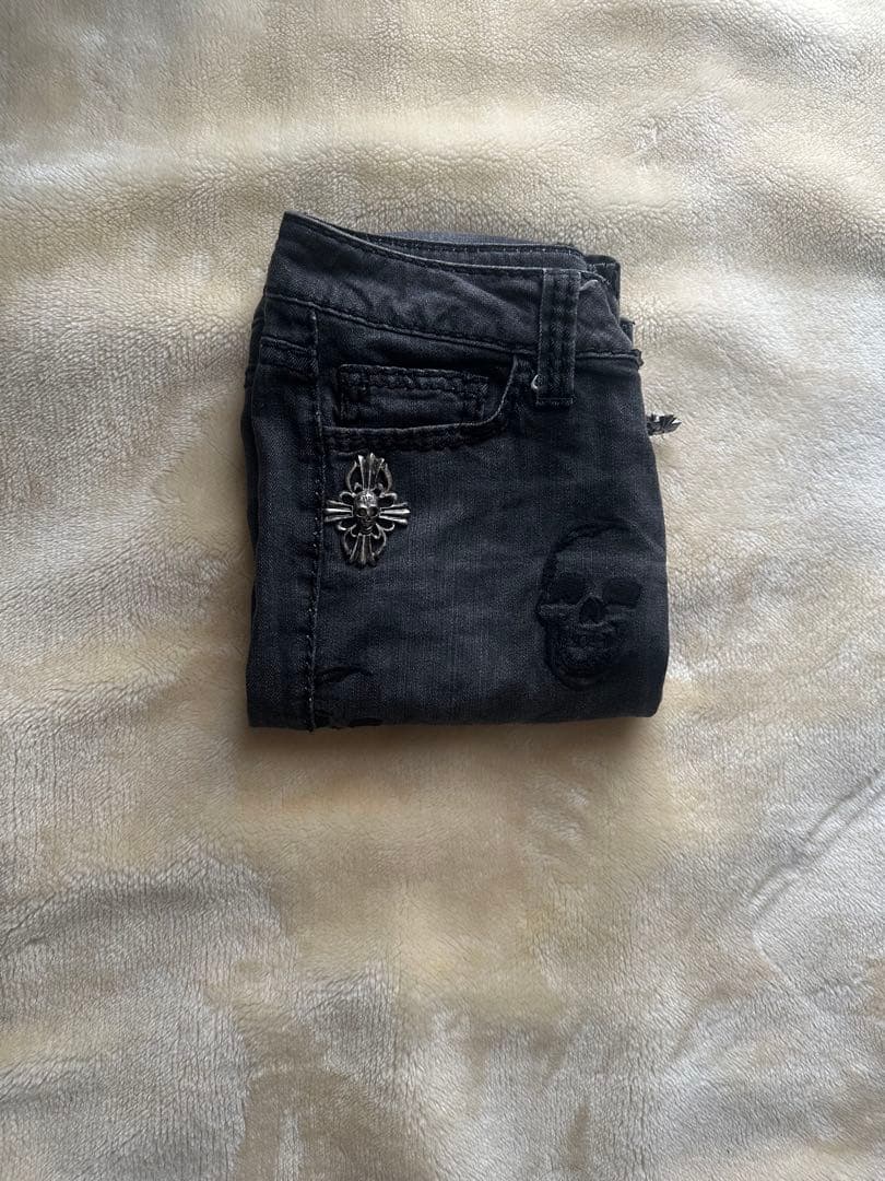 パンツ 00s archive PHILIPP PLEIN SKULL denim