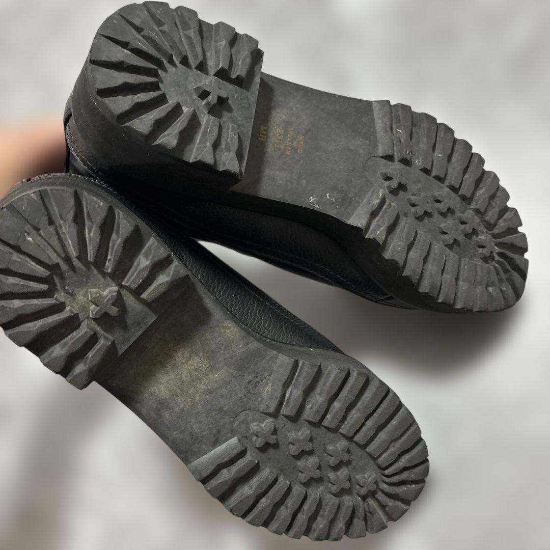 ダイアナ 本革 サイドゴアブーツ