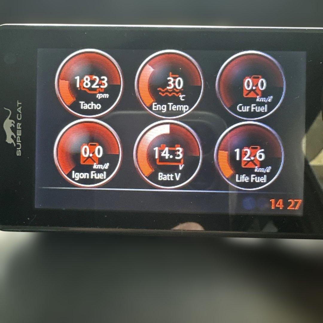 YUPITERU ユピテル SUPER CAT A110 レーダー探知機本体