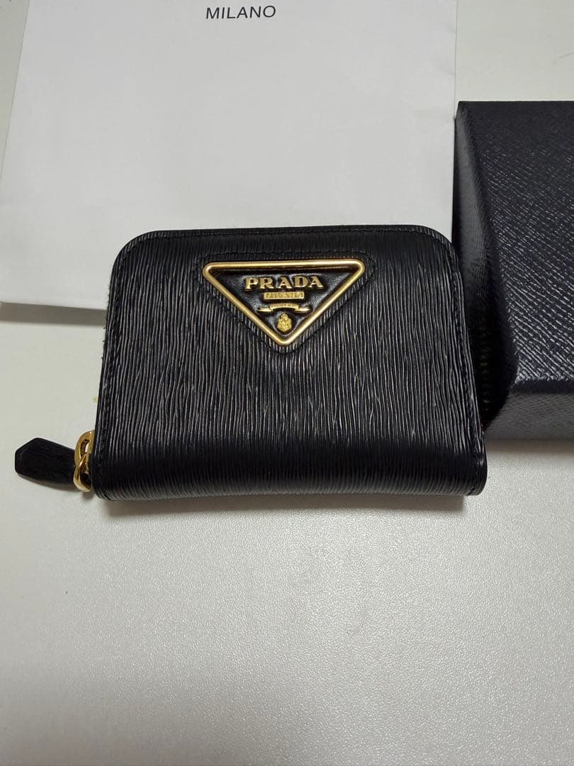 美品 正規品 PRADA 財布 ケース 小銭入れ