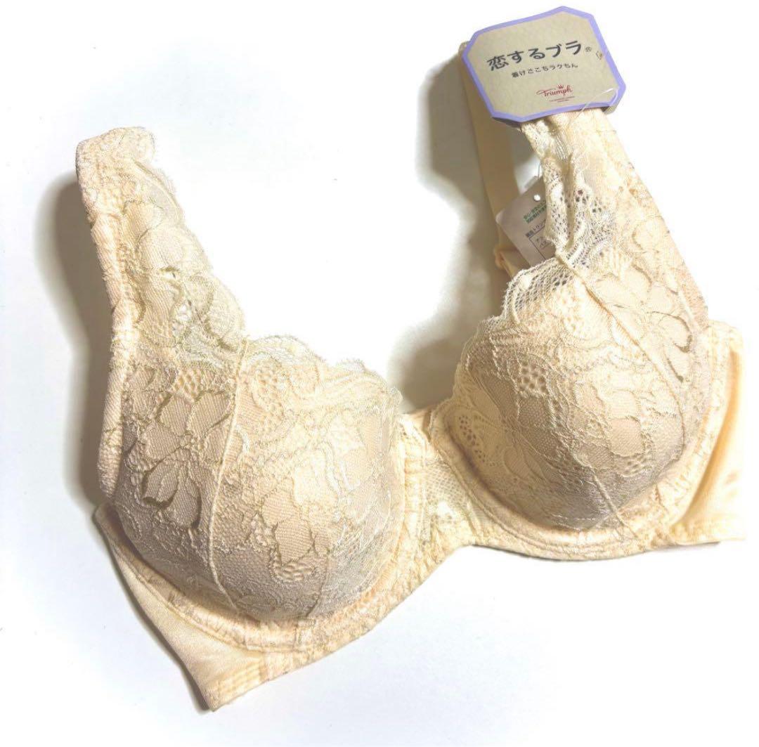 ＊C65M トリンプ 着けごこち ラクちん 恋するブラ ブラ＆ショーツM011