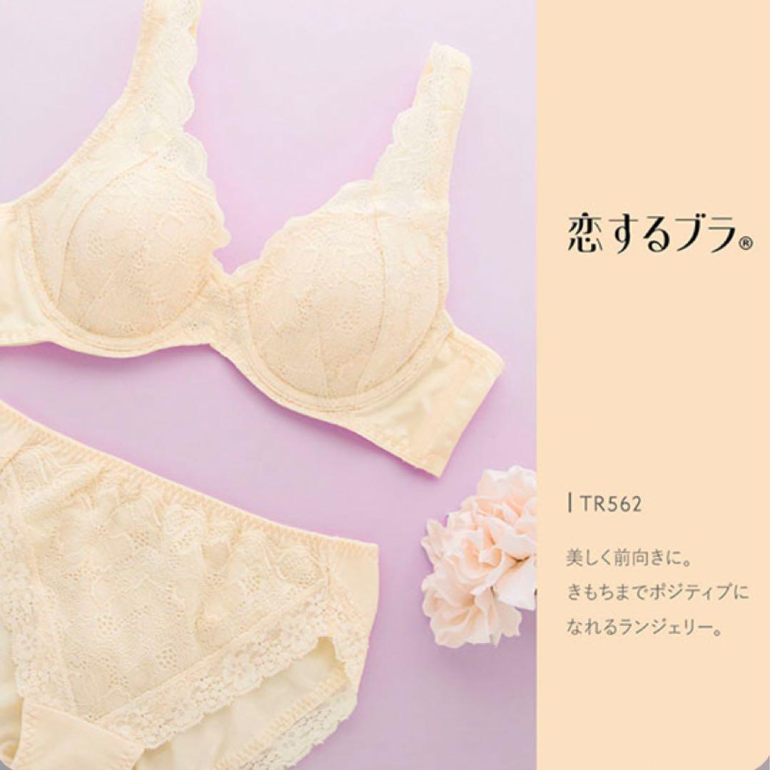 ＊C65M トリンプ 着けごこち ラクちん 恋するブラ ブラ＆ショーツM011