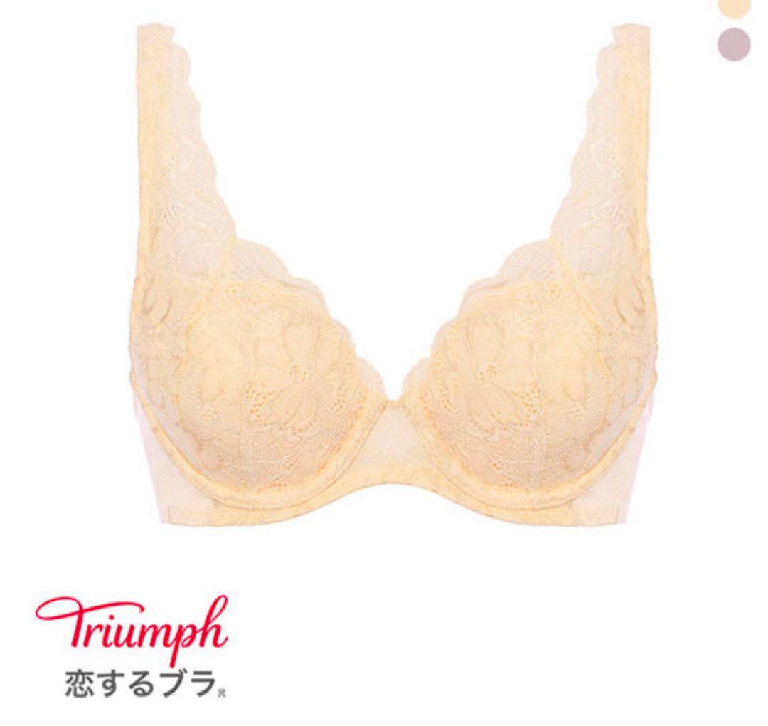 ＊C65M トリンプ 着けごこち ラクちん 恋するブラ ブラ＆ショーツM011