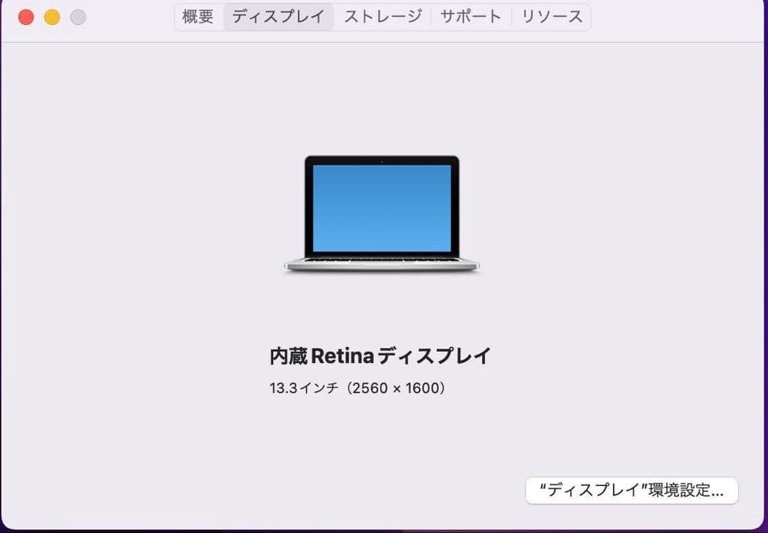 MacBook本体 MacBook Pro Retina Early