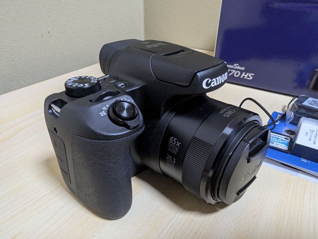 Canon PowerShot SX70HS 256GBカード バッテリー3個付