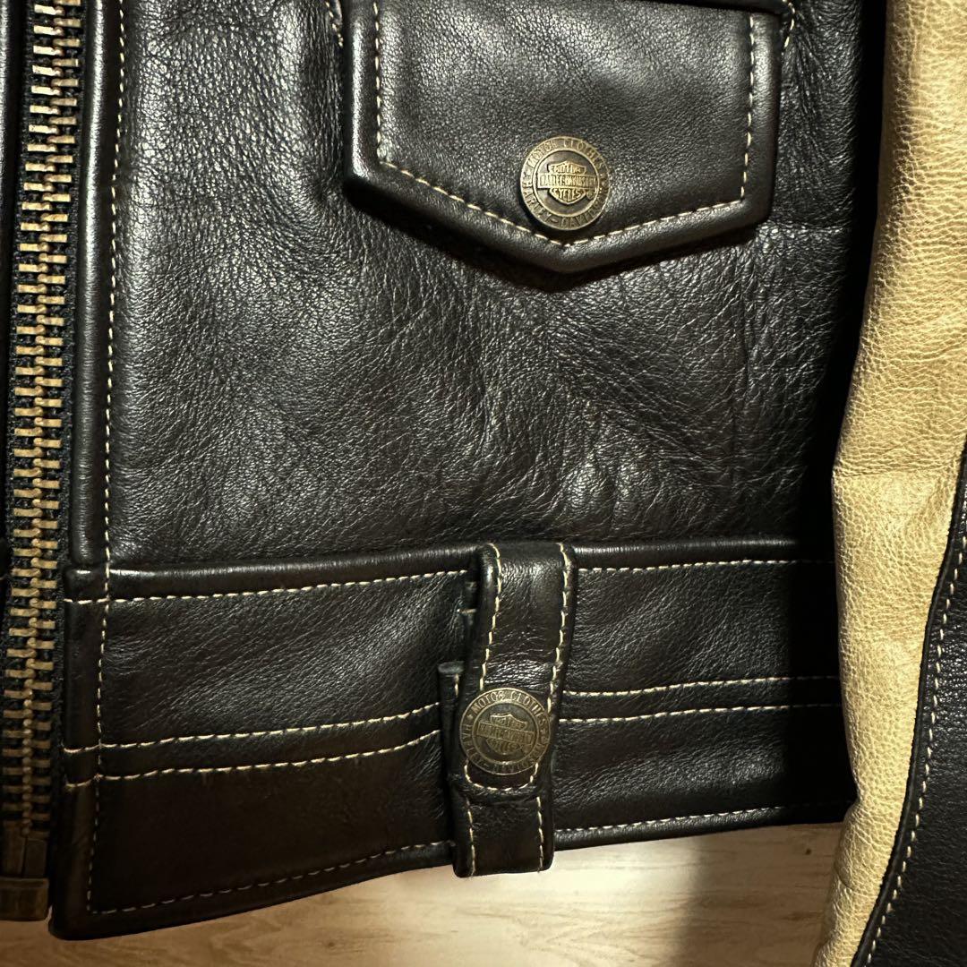 ✨HARLEY DAVIDSON ハーレー ライダース レザージャケットL✨