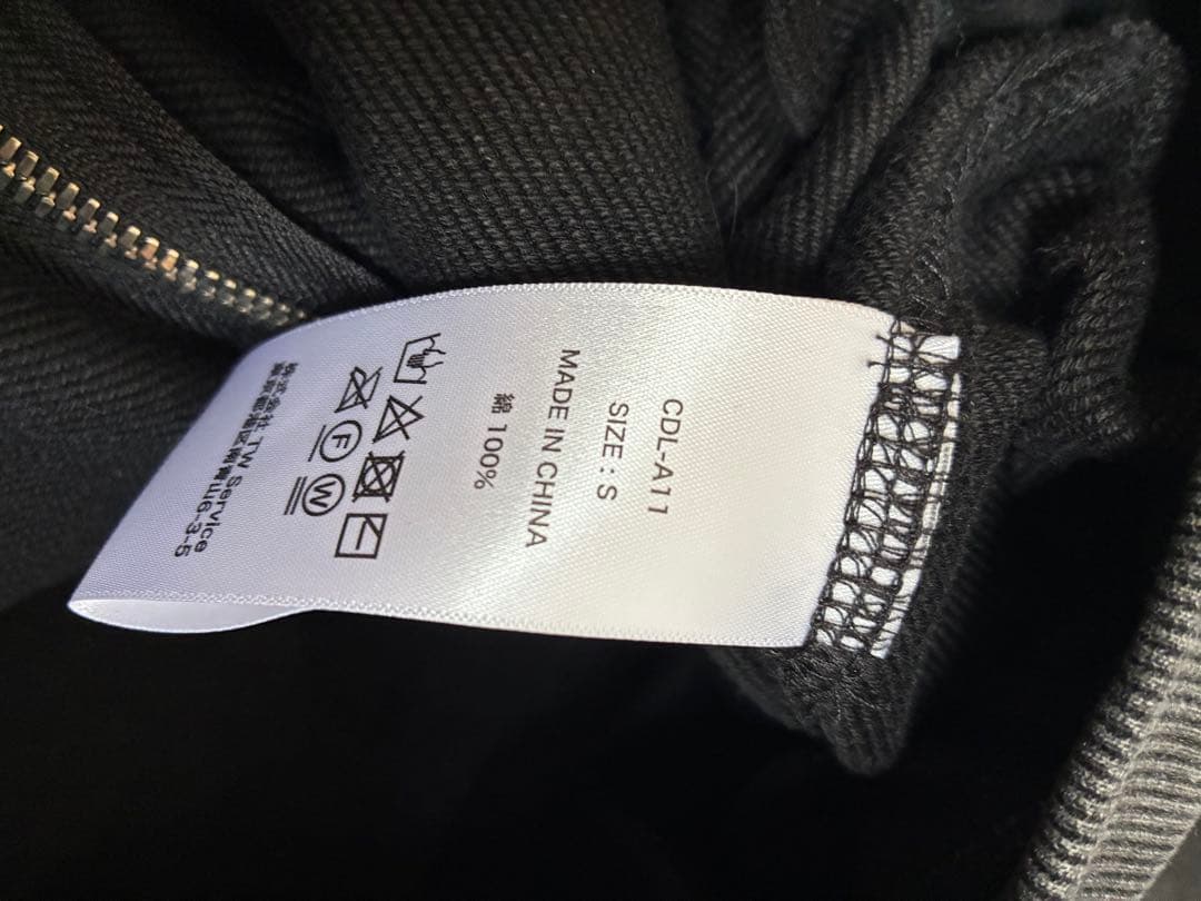 CDL Acid Wash Zip Hoodie Sサイズ