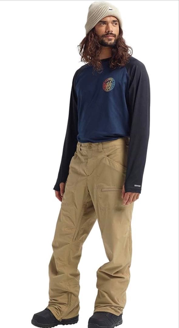 BURTON ベージュ スノーボードウェア パンツ