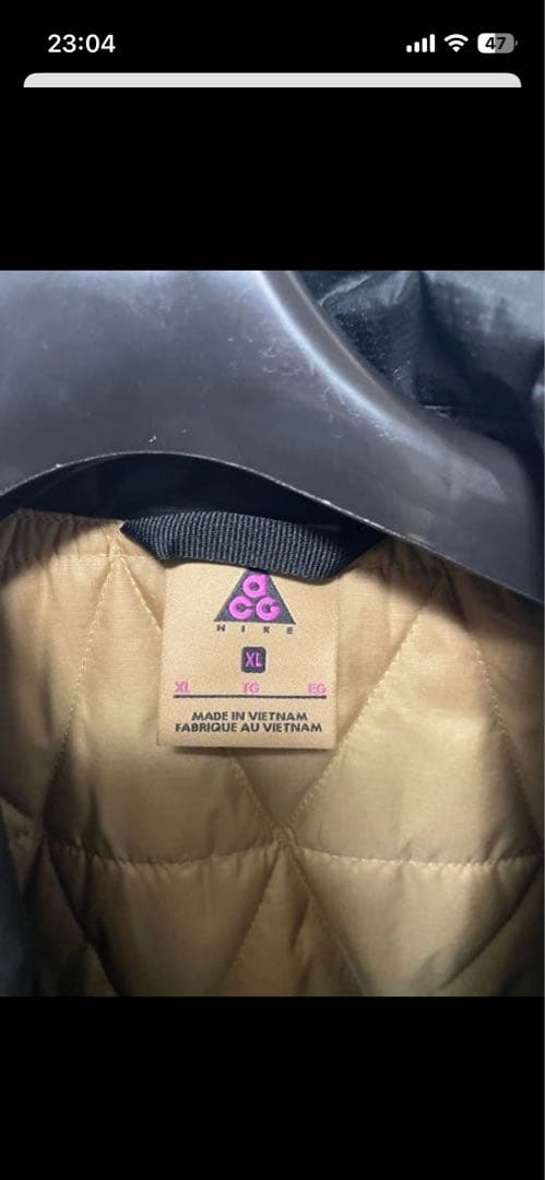 NIKE ACG ナイロンジャケット XLサイズ　2/20まで