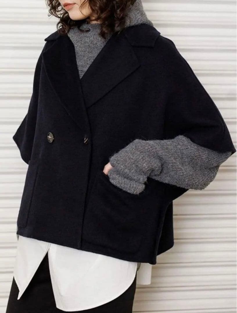 未使用タグ付き✨YENN DOUBLE FACE CAPE JACKET