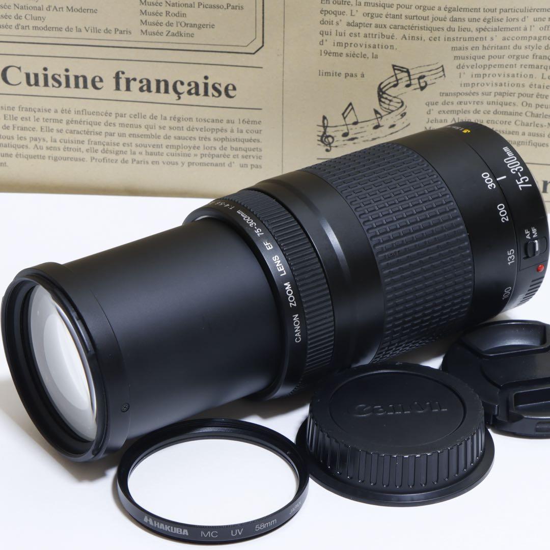 ◇大迫力超望遠◇ Canon純正 75-300mm II 超望遠レンズ!!◇