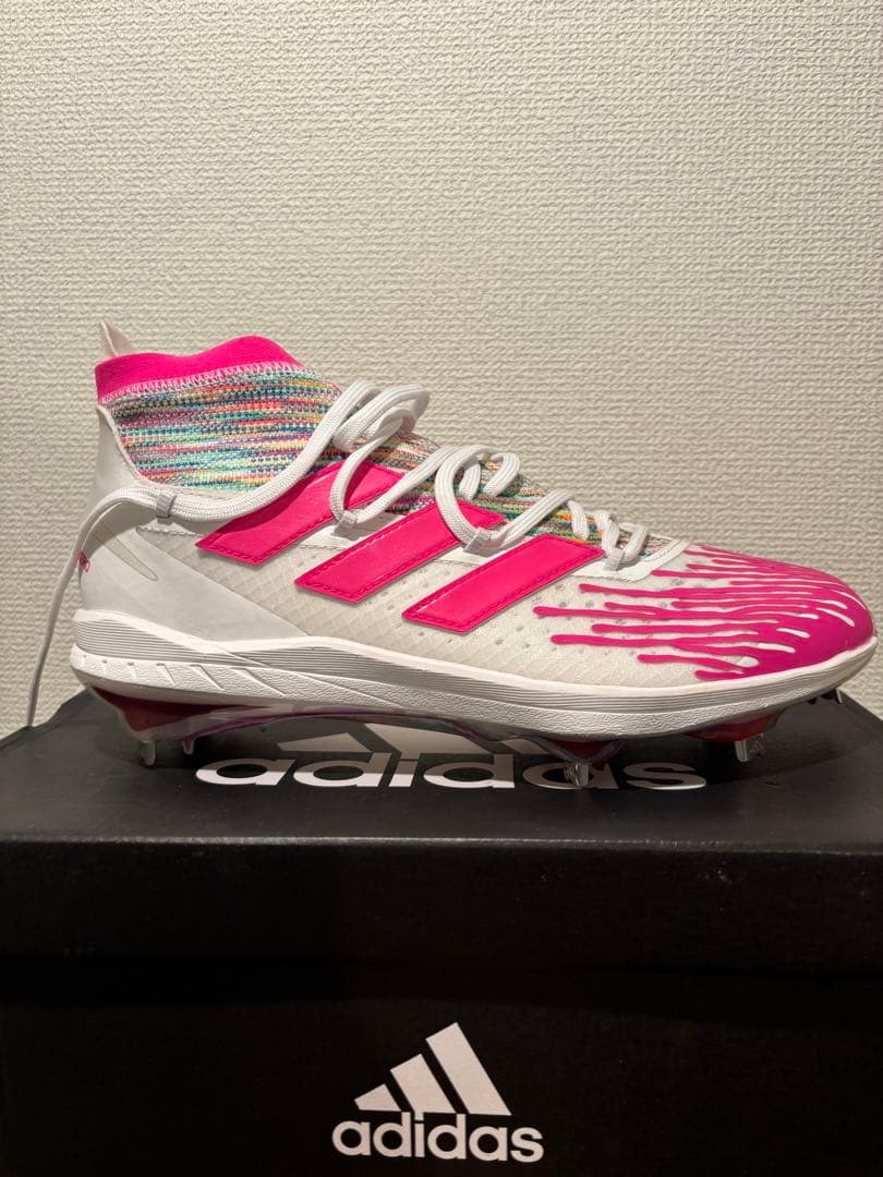 adizero スパイク ピンク/ホワイト　タティスJr. 27.5