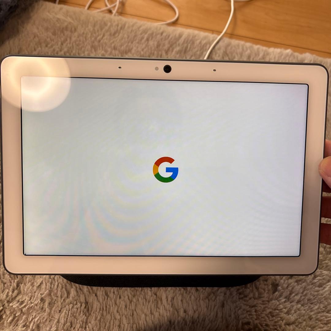Google nest hub Max ディスプレイ本体 充電器、化粧箱付き
