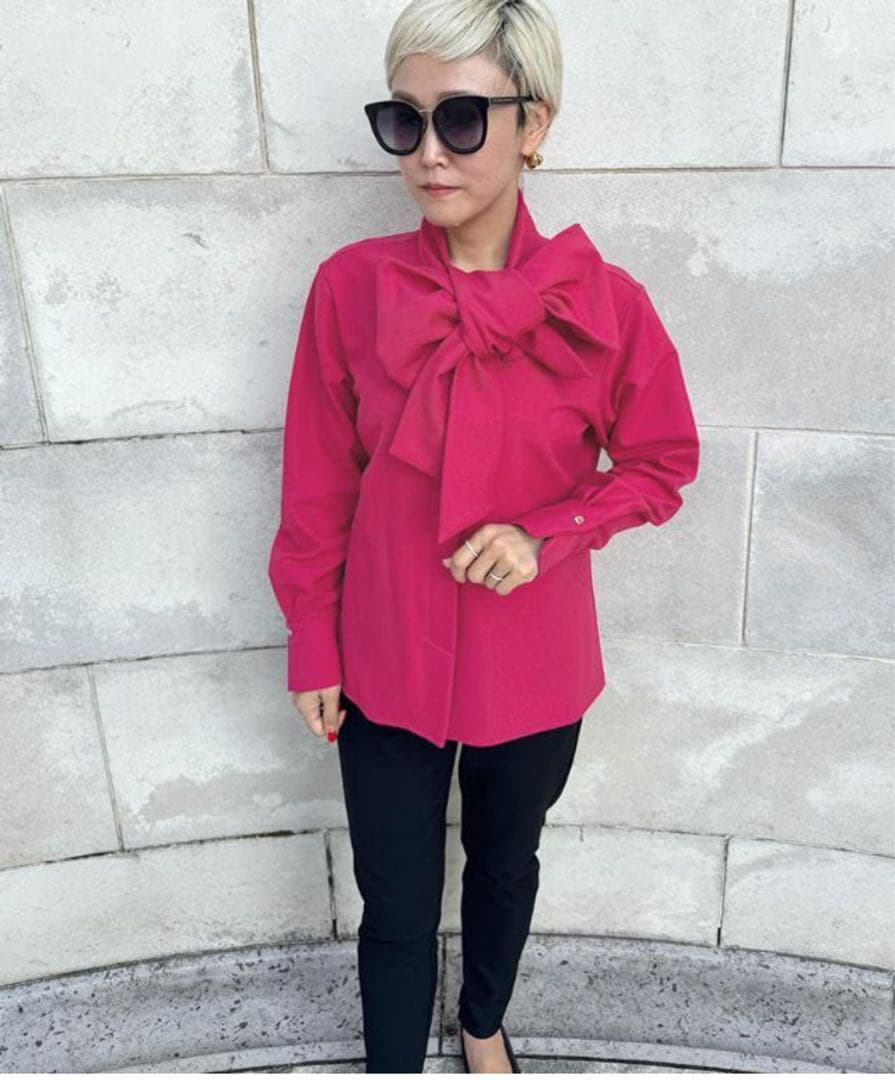 JENNE 日本製ブラウス見えジャケット　Lサイズ