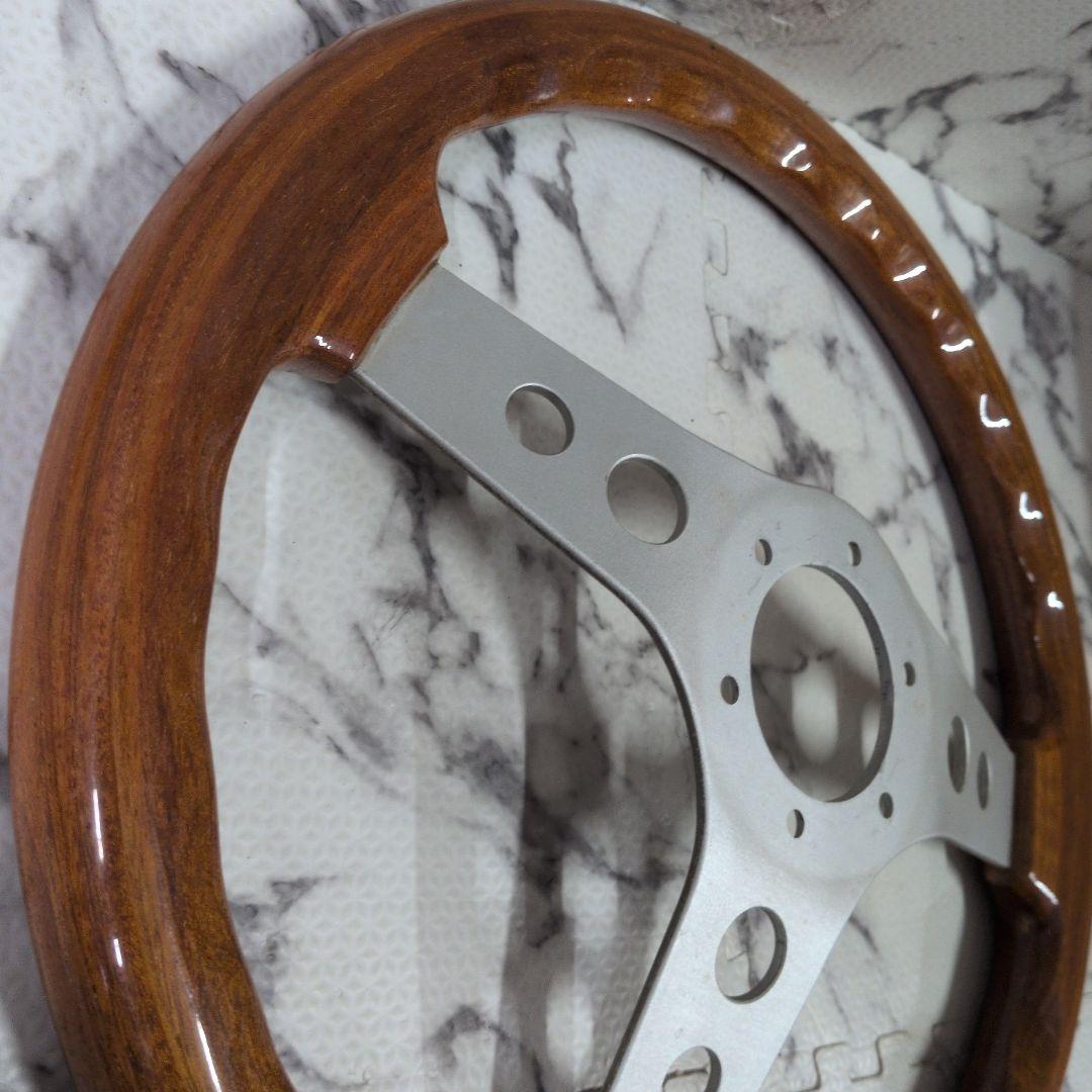 O.B.A ウッドステアリング　当時物