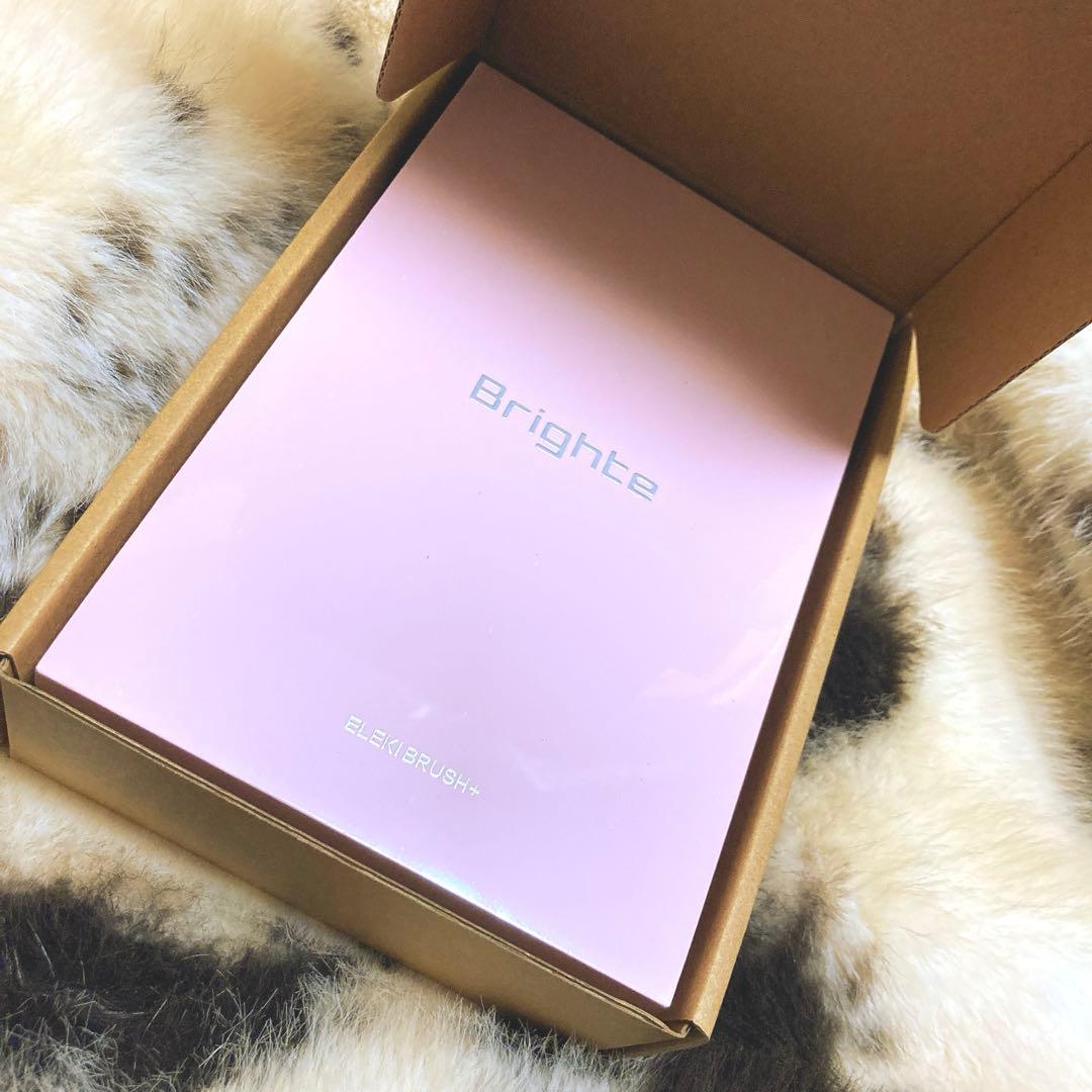 新品未開封 Brighte ELEKI BRUSH+ ピンク
