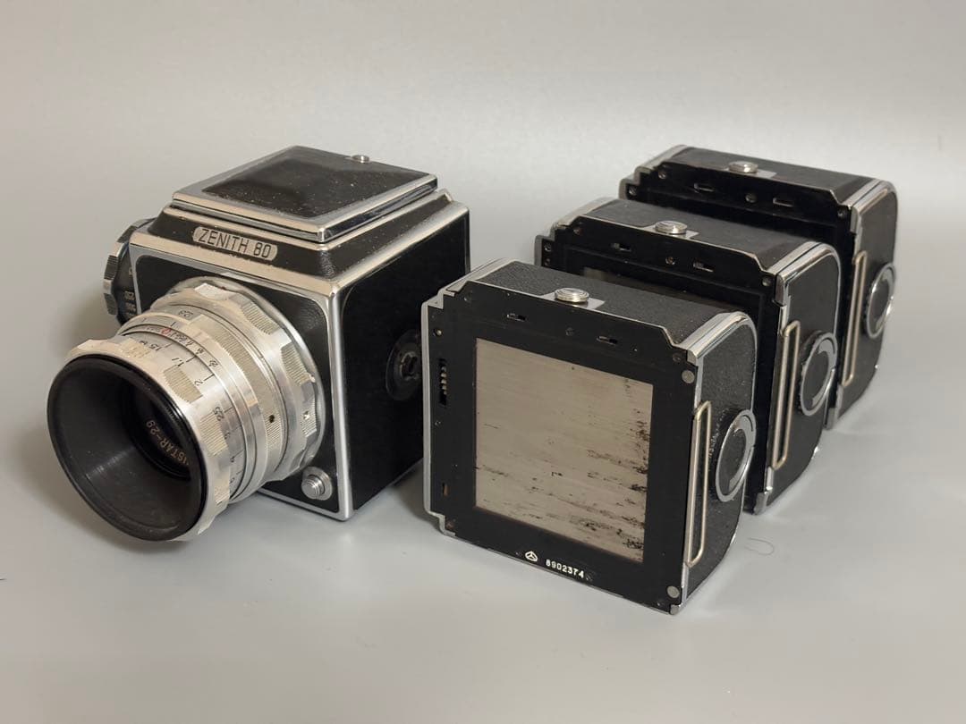 Zenith 80 80mm f/2.8 中判フィルムカメラ フィルムマガジン