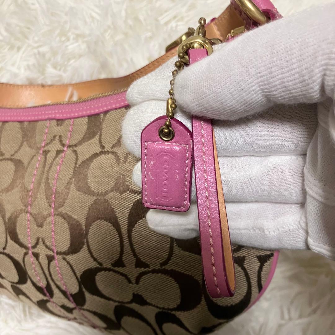 COACH アクセサリーポーチ 1480 シグネチャー コーチ ワンショルダー