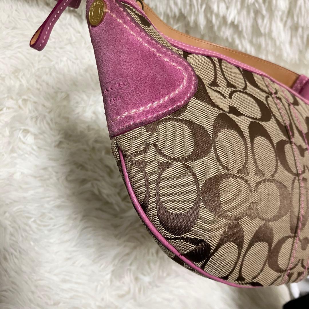 COACH アクセサリーポーチ 1480 シグネチャー コーチ ワンショルダー