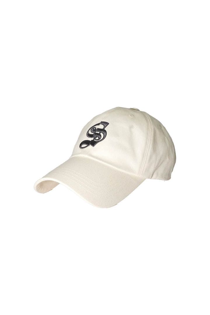 帽子 THEREDTHREAD S logo cap scarlet WHITE