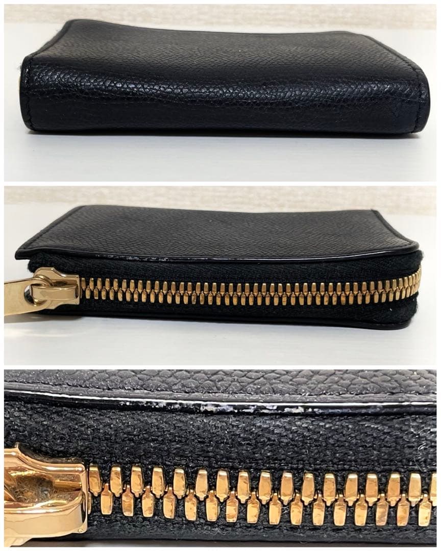 【早い者勝ち！】Valextra ヴァレクストラ　ジップキーホルダー　ブラック系