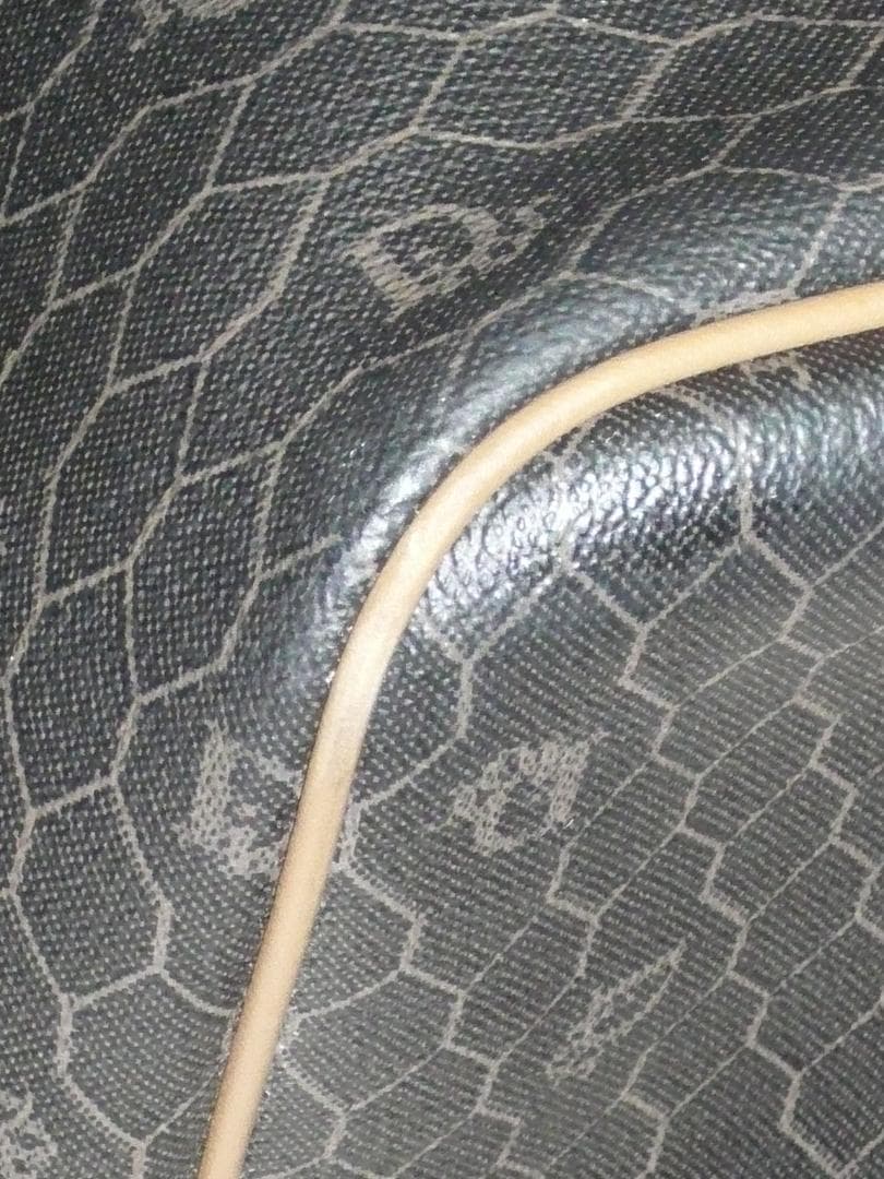 クリスチャン ディオール ハニカム柄 大きいボストンバッグ 保存袋、カギ付き