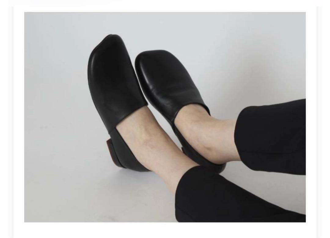 専用）ブラックレザー スクエアトゥパンプス yuko imanishi 今西優子