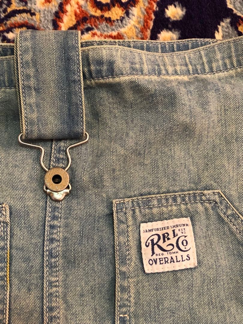 希少　RRL デニム　オーバーオール　ショルダーバッグ　ラルフ　ヴィンテージ