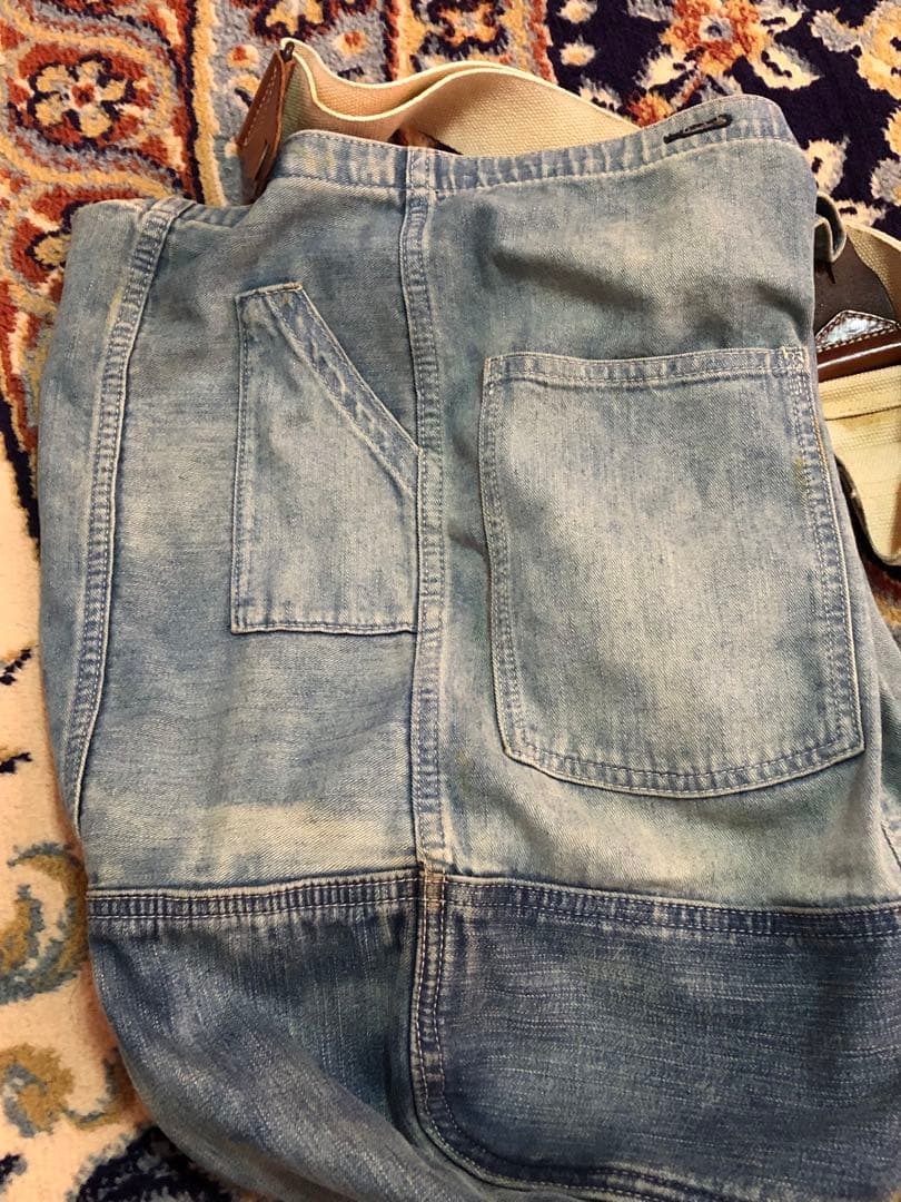 希少　RRL デニム　オーバーオール　ショルダーバッグ　ラルフ　ヴィンテージ