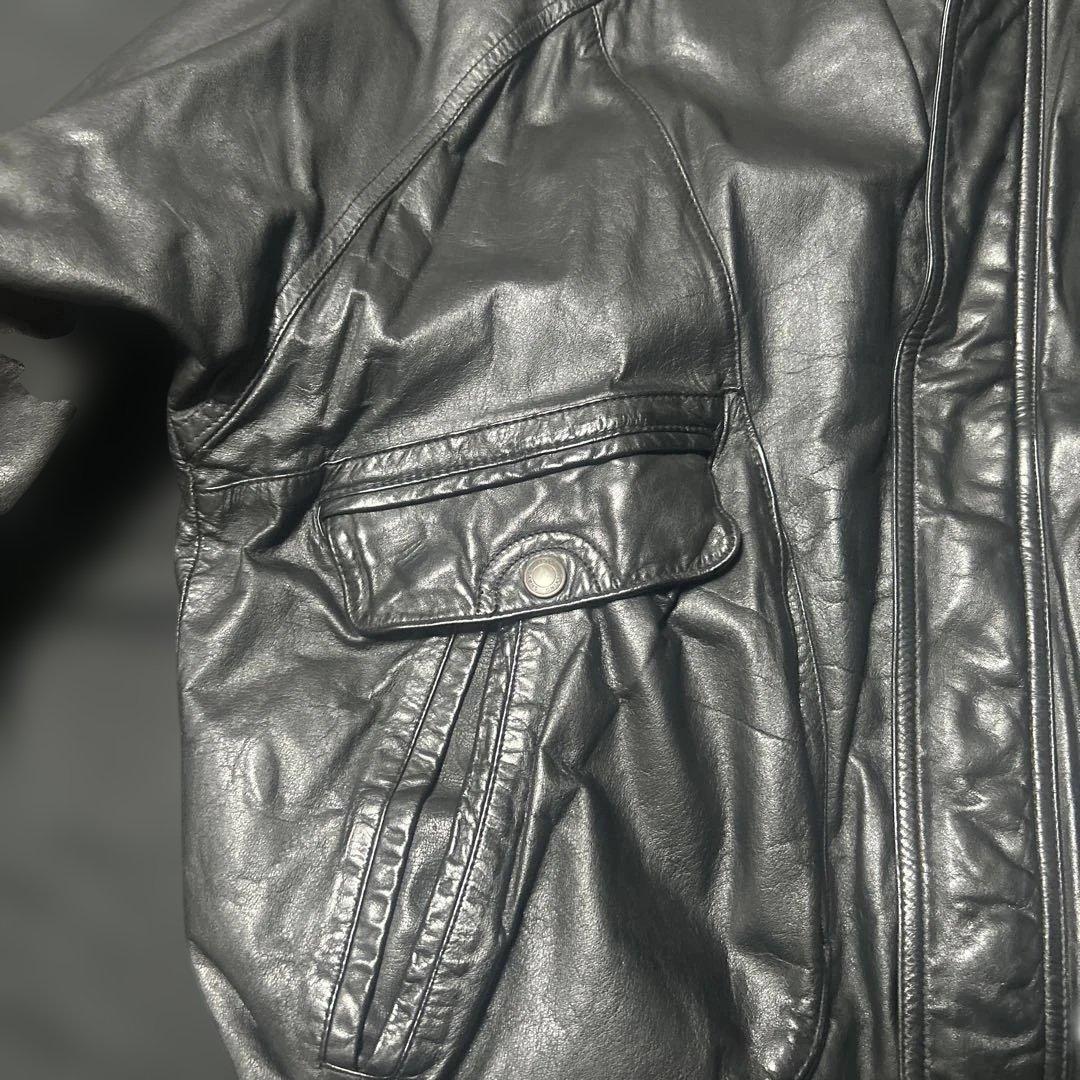 90s ビンテージレザージャケット　牛革 A-2 A2 短丈