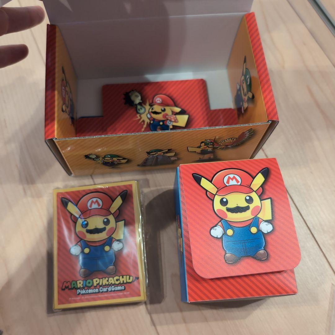 マリオピカチュウ　スペシャルBOX　　サプライのみ　プロモ付属無し品❎