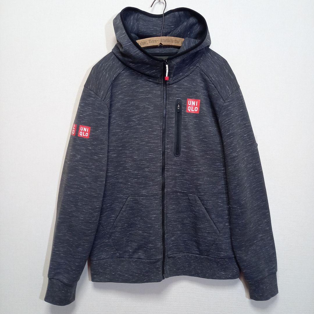 XL！錦織圭モデル ユニクロ NK ドライストレッチ スウェットパーカー テニス