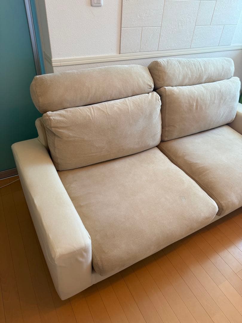 【mさん専用】無印良品 ソファ 2.5シーター ワイドアーム ダウンフェザー