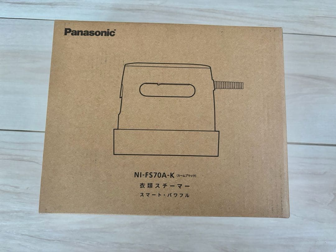 【値下げ中！】【新品未使用】衣類スチーマー　Panasonic NI-FS70A