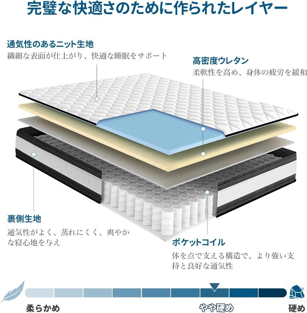 マットレス セミダブル マットレス専門ブランド 高反発マットレス 極厚24cm