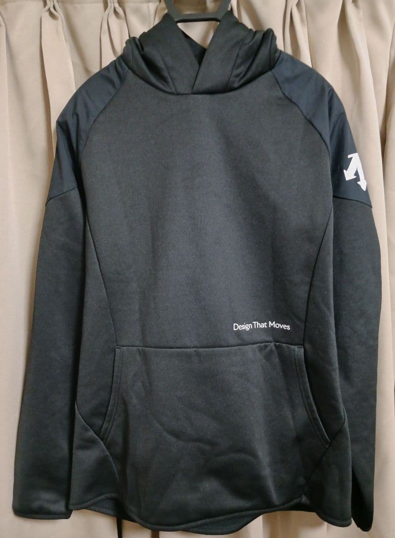 デサント　ウォームスウェットパーカー上下セット　サイズO 美品 黒　裏起毛