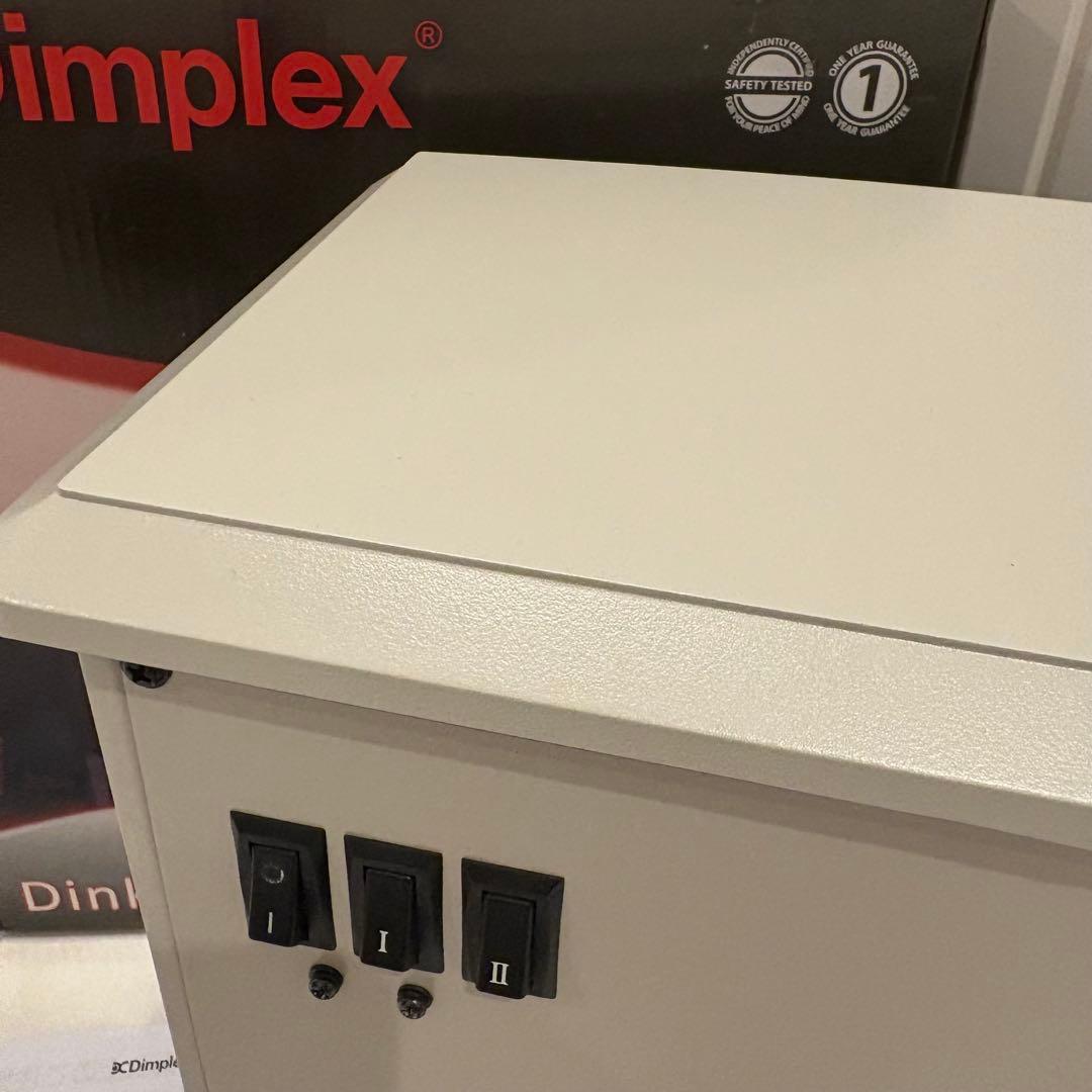 【極美品】Dimplex Dinkystove 暖炉型電気ヒーター　ペブルグレー