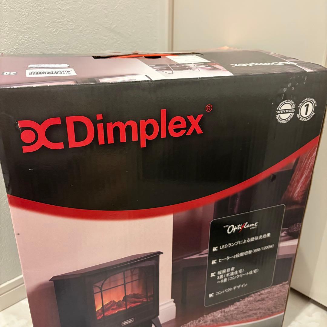 【極美品】Dimplex Dinkystove 暖炉型電気ヒーター　ペブルグレー