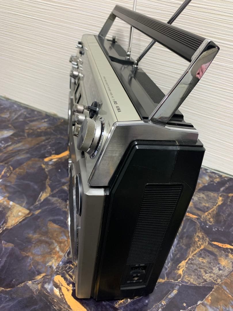 美品希少AIWAラジカセ CS-80 昭和レトロ ラジカセ 中古動作品