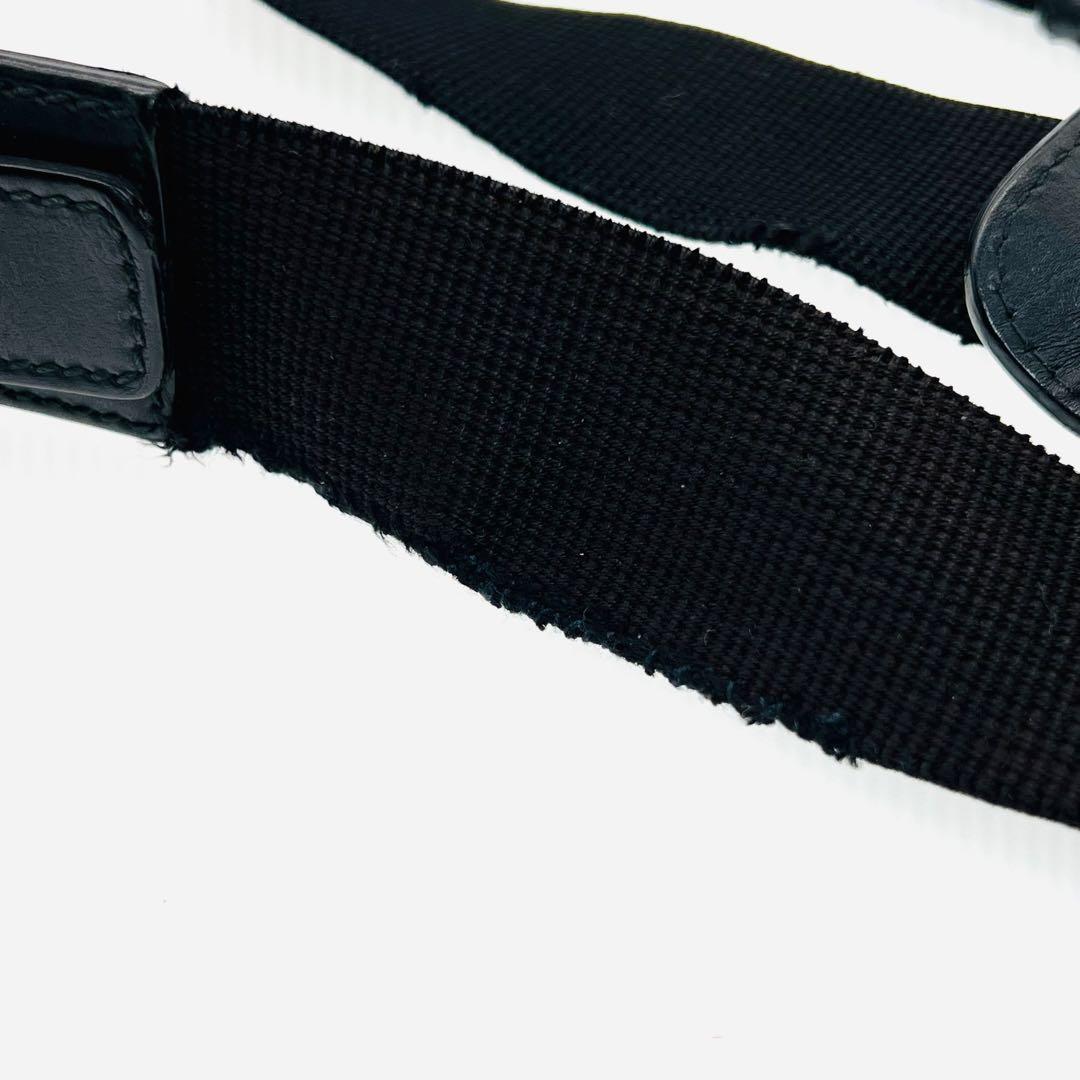 GUCCI ショルダーバッグ 黒 GGパターン メッセンジャーバッグ