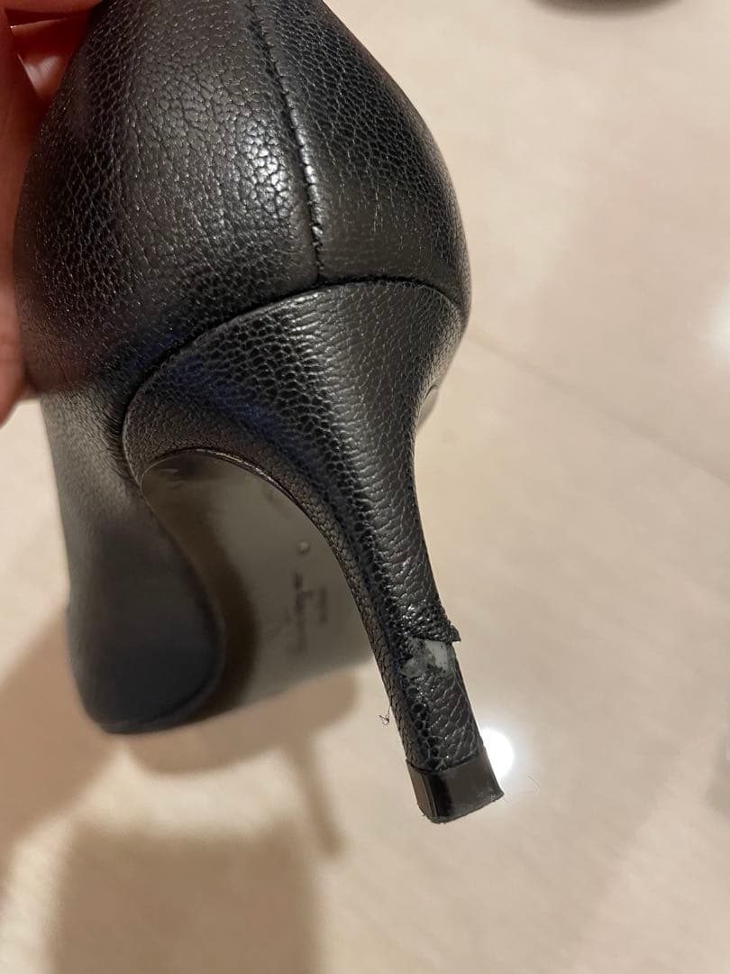 美品　フェラガモ　ZAIA パンプス　ブラック　サイズ6