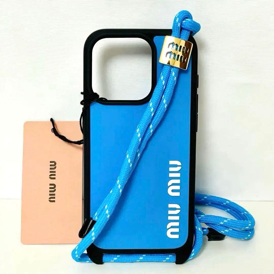 【最終残1】MIUMIU ミュウミュウ iPhone 15 PRO ケース