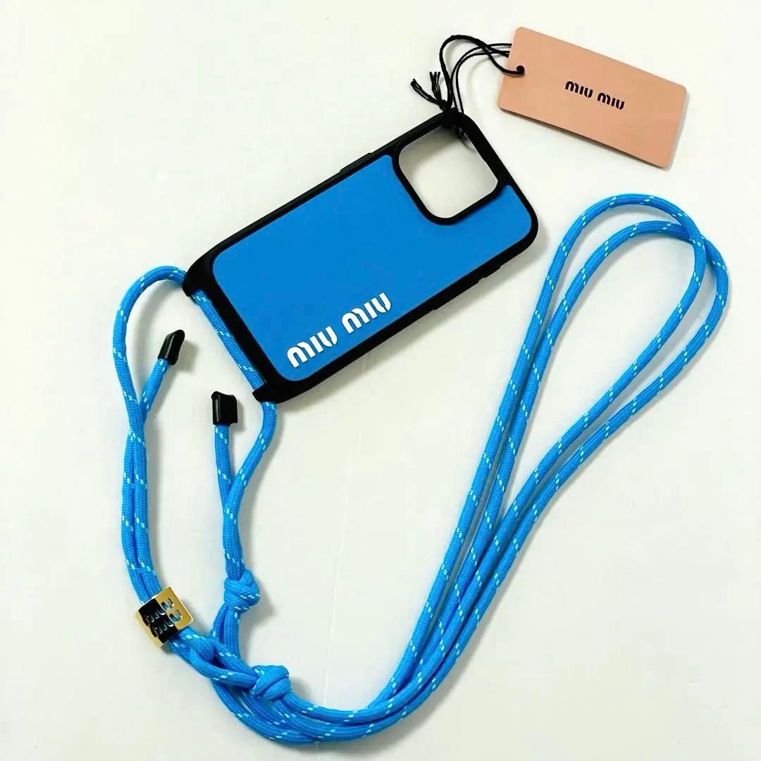【最終残1】MIUMIU ミュウミュウ iPhone 15 PRO ケース