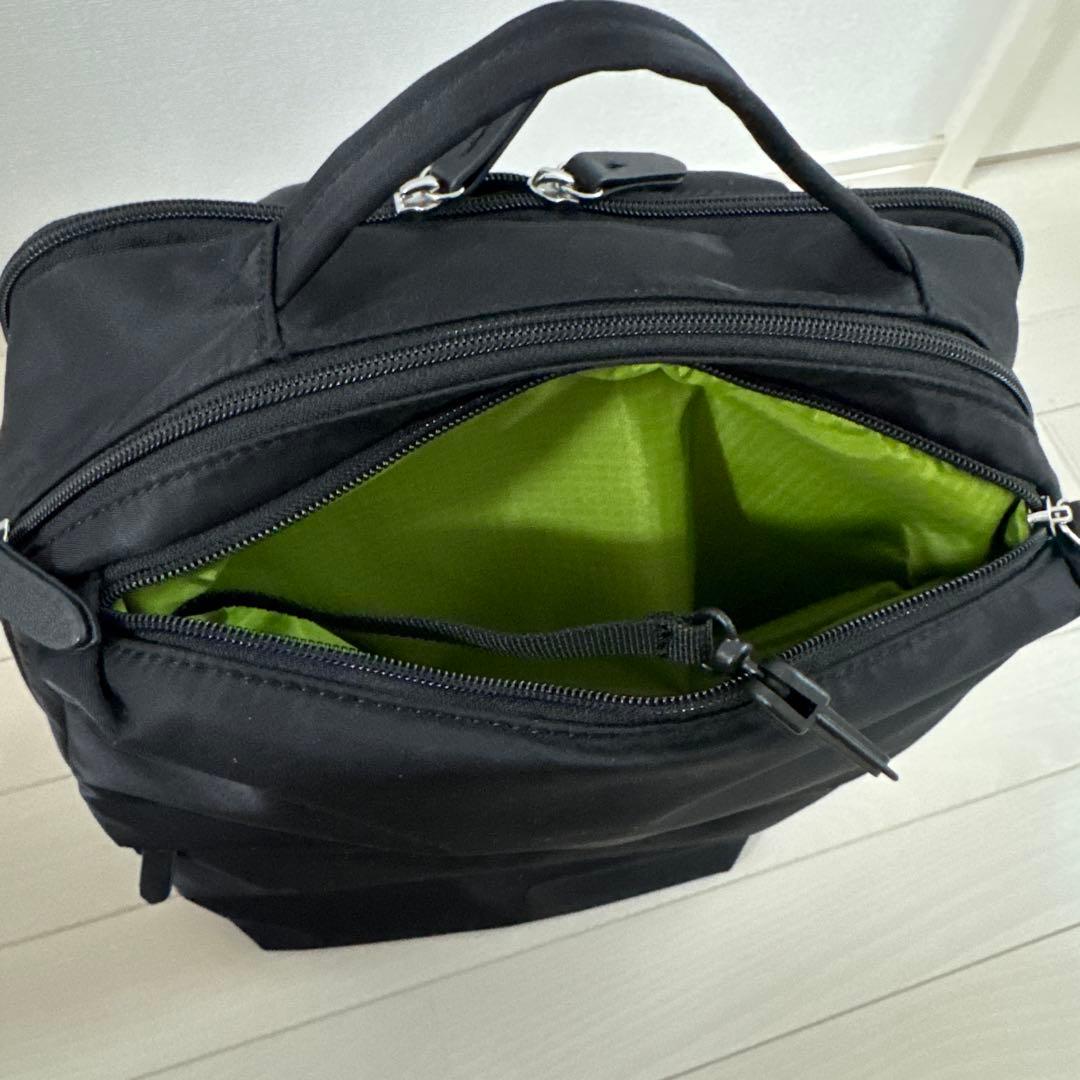 美品 KABAG 時短リュック カバッグ リュック 多機能 ブラック 黒