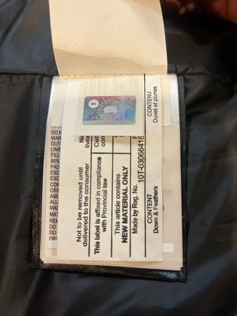【お値下げ超美品】カナダグースシェルバーンパーカー ブラックレーベル　Mサイズ