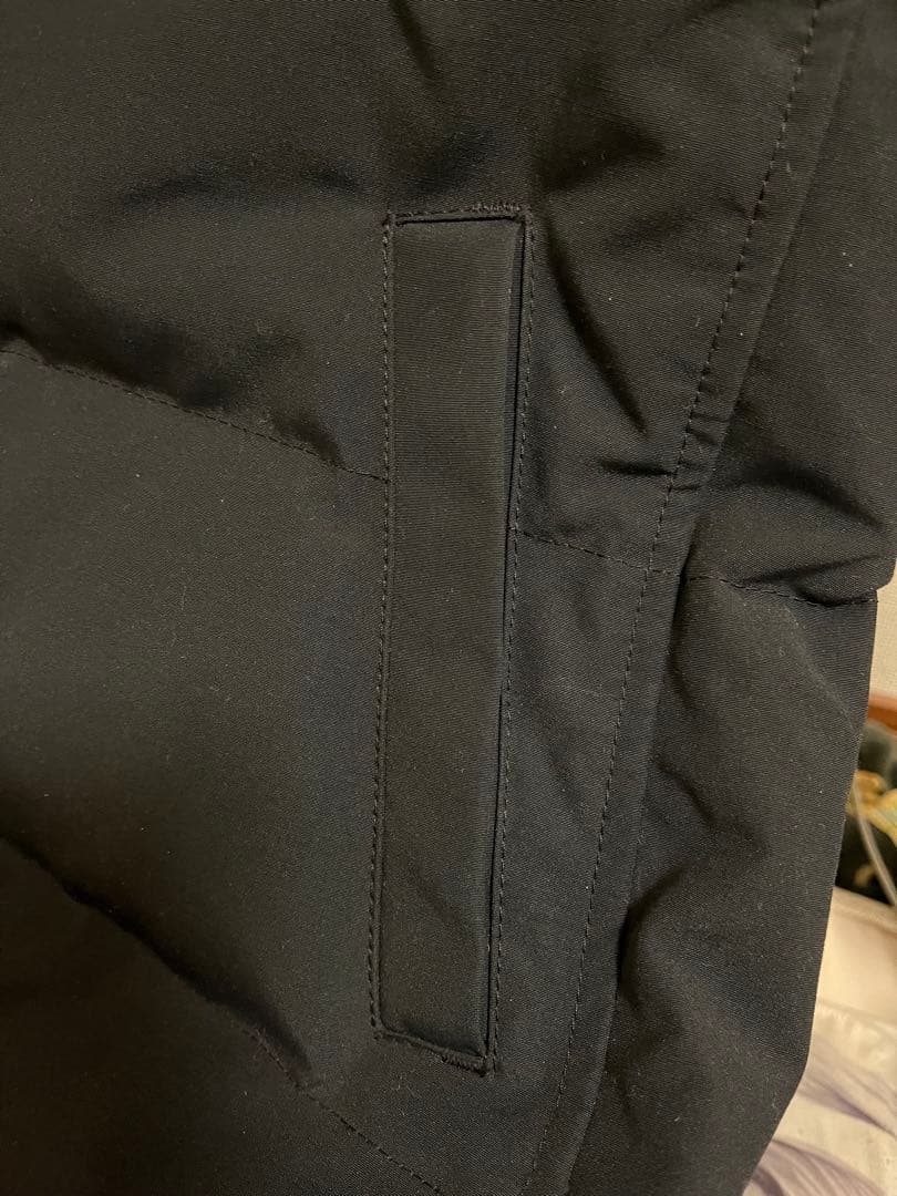 【お値下げ超美品】カナダグースシェルバーンパーカー ブラックレーベル　Mサイズ