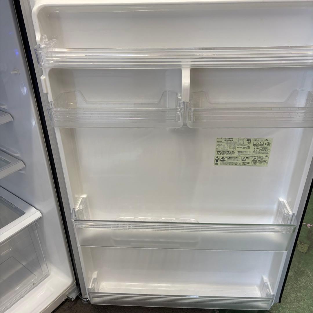 71　冷蔵庫　SHARP　大型　500-600ℓ　黒　右開き　安い　設置無料