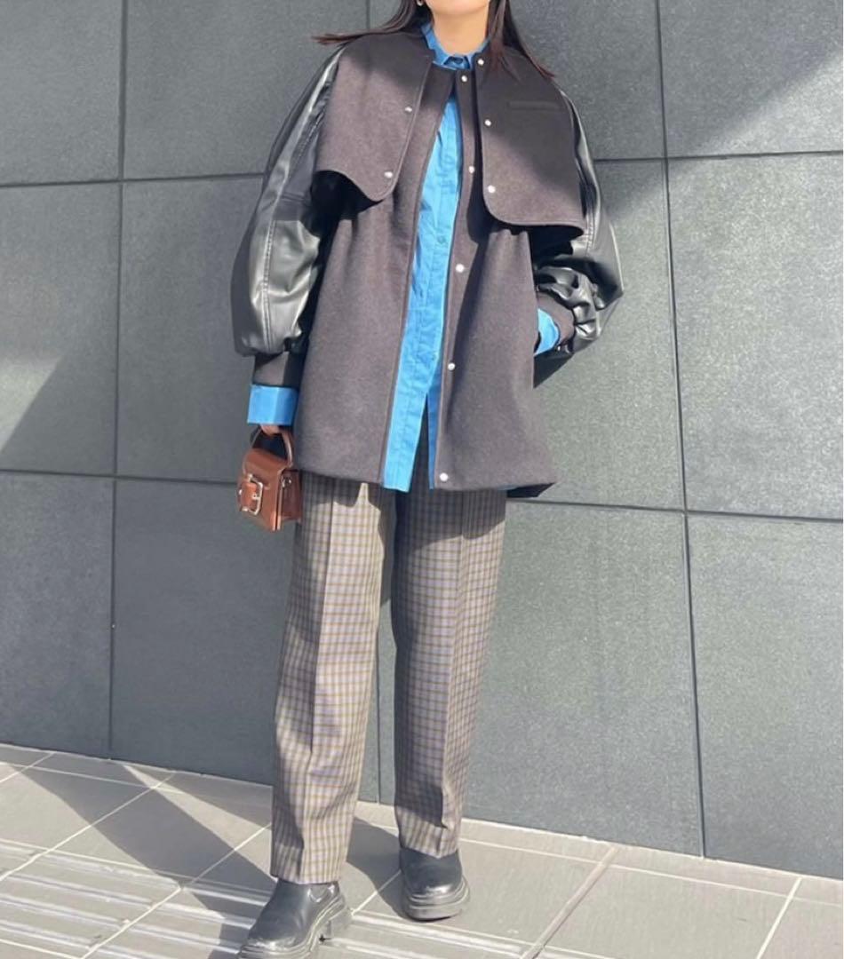 ジャケット・アウター ameri vintage UND LAYERED STADIUM JUMPER