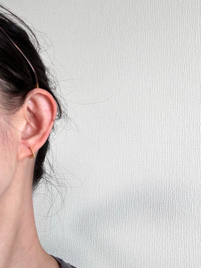 hirondelle 18k ピアス　片耳